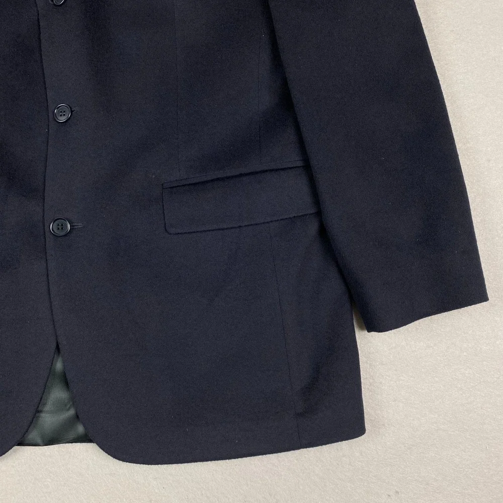 Brooks Brothers 346 Cashmere Blazer Mens 42L Navy Sport Coat Jacket 3 button